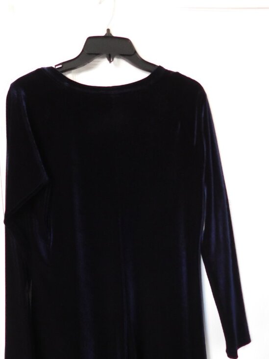 Vintage Moda Int'l A line Velvet Dress - Picture 5 of 5